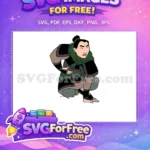 Free Crouching Stance Free Green Outfit Mulan Free SVG - Instant Download
