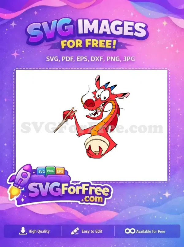 Free Mushu Dragon Chopsticks Free Bowl Detail Mulan Free SVG Free Mushu Dragon Chopsticks Free Bowl Detail Mulan Free SVG