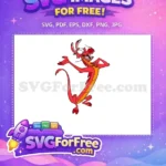 Free Mushu Dragon Free Funny Expression Mulan Free SVG - Instant Download