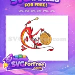 Free Red Dragon Percussionist Free Mulan Movie Free SVG - Instant Download