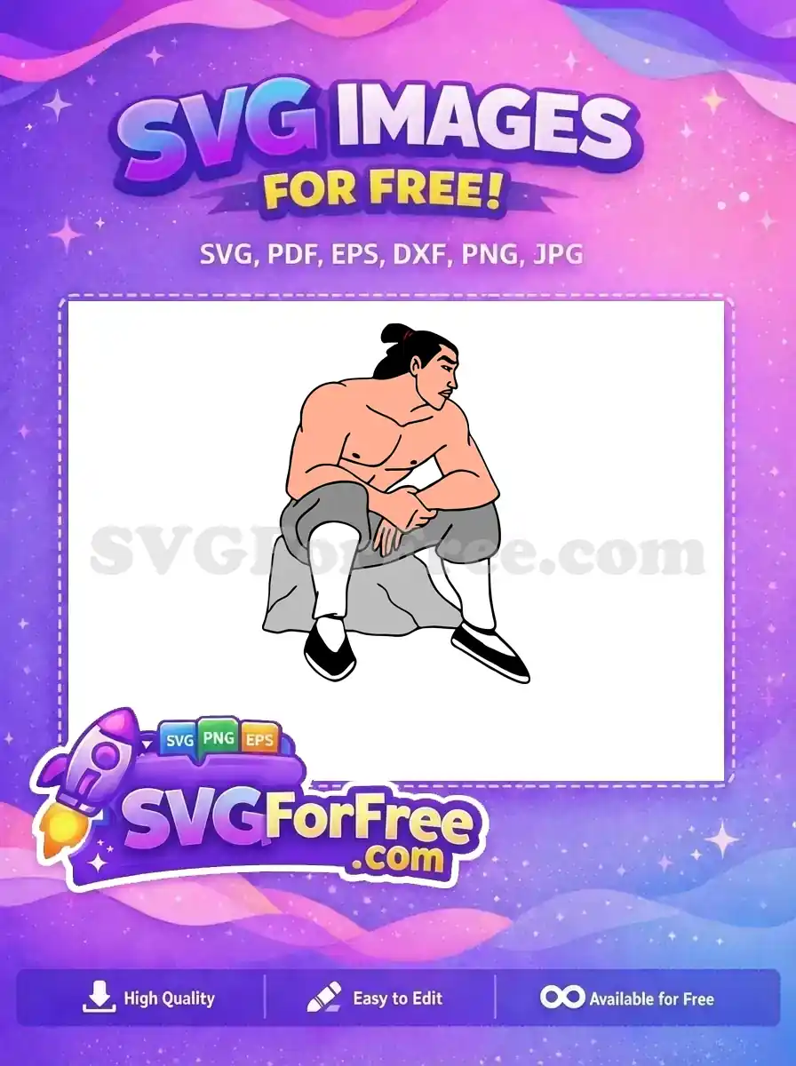 Free Meditative Li Shang Free Shirtless Mulan Free SVG