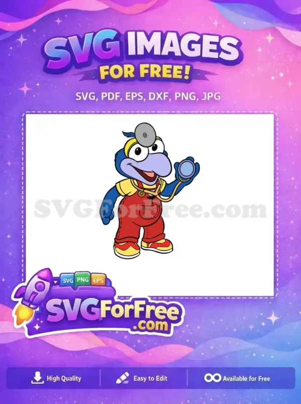 Free Gonzo Doctor Free Muppet Babies Disney Free SVG