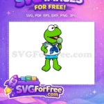 Free Green Kermit Ice Cream Free Sailor Muppet Babies Free SVG - Instant Download