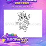 Free Kermit Smiling Free Waving Muppet Babies Free SVG - Instant Download
