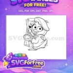 Free Kermit Smiling Free Muppet Babies Disney Free SVG 4 - Instant Download