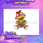 Free Yellow Muppet Free Reading Book Muppet Babies Free SVG 1 - Instant Download