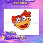 Free Red Hair Free Pink Glasses Muppet Babies Free SVG 2 - Instant Download