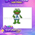 Free Happy Kermit Free Sailor Outfit Muppet Babies Free SVG - Instant Download