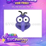 Free Purple Beaker Free Googly Eyes Muppet Free SVG - Instant Download