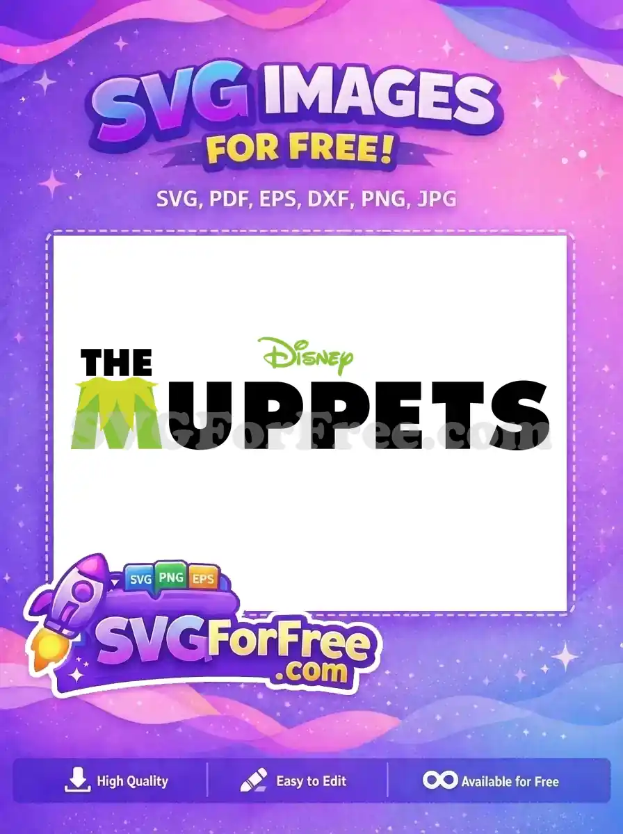 Free Kermit Green Free Disney Font Muppet Free SVG