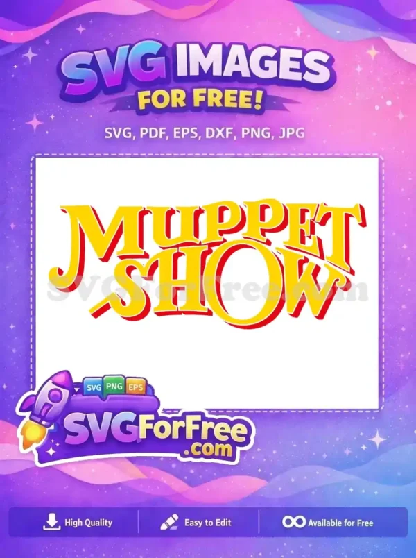 Free Yellow Red Muppets Free Show Title Free SVG Free Yellow Red Muppets Free Show Title Free SVG