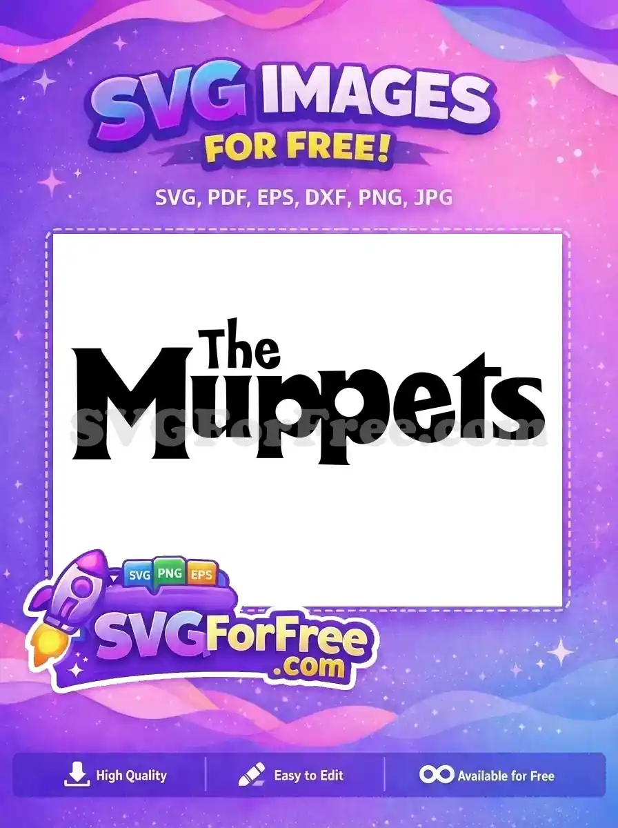 Free Muppet Font Free Black Letters Muppets Free SVG