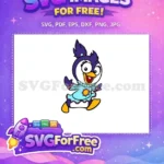 Free Baby Penguin Excited Free Cute Muppet Babies Free SVG - Instant Download