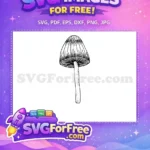 Free Simple Mushroom Free Plant 1 Free SVG - Instant Download