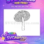 Free Mushroom Cap Free Forest Plant Vector Free SVG - Instant Download
