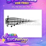 Free Musical Notes Free Clef Note Music Free SVG 1 - Instant Download