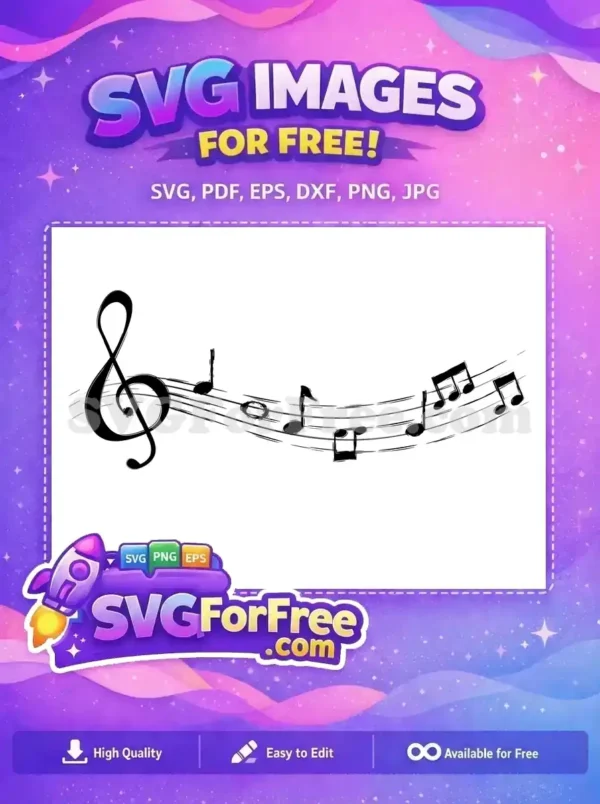 Free Music Notes Free Black Silhouette Category 1 Free SVG