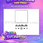 Free Music Player Free Soundwave Black Interface Free SVG - Instant Download