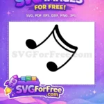 Free Music Quote Free Silhouette Musician Free SVG - Instant Download