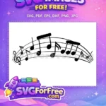 Free Music Note Free Song Quote Lyrics Free SVG - Instant Download