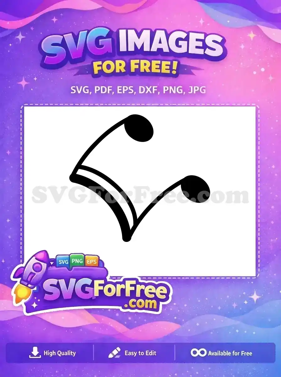 Free Double Music Note Free Elegant Melody Design Music Quotes Design Free SVG