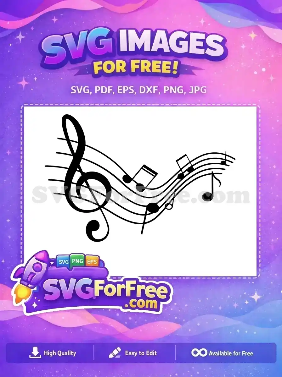 Free Music Notes Free Clever Lyrics Quote Free SVG