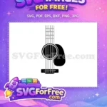 Free Guitar Chord Diagram Free Open Position Music Free SVG - Instant Download