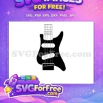 Free Guitar Neck Free Fretboard Music Free SVG - Instant Download