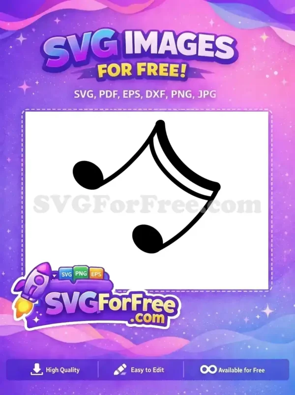 Free Music Note Free Musical Symbol Category 1 Free SVG