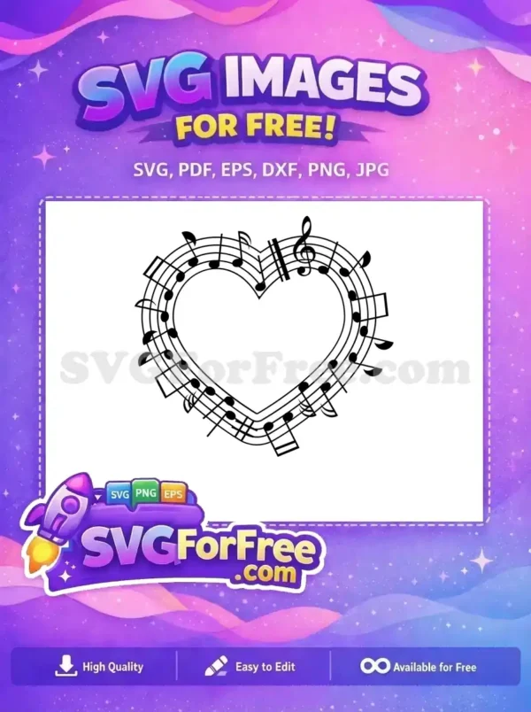 Free Musical Notes Free Treble Clef Music Free SVG 4