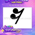 Free Musical Note Free Treble Clef Music Free SVG 6 - Instant Download