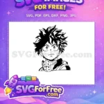 Free Anime Eyes Free Manga Face My Hero Academia Free SVG - Instant Download