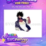 Free Dabi Scarred Villain Free Confident Pose My Hero Academia Free SVG - Instant Download