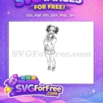 Free Anime Hero Free Academia Character Confident Free SVG - Instant Download