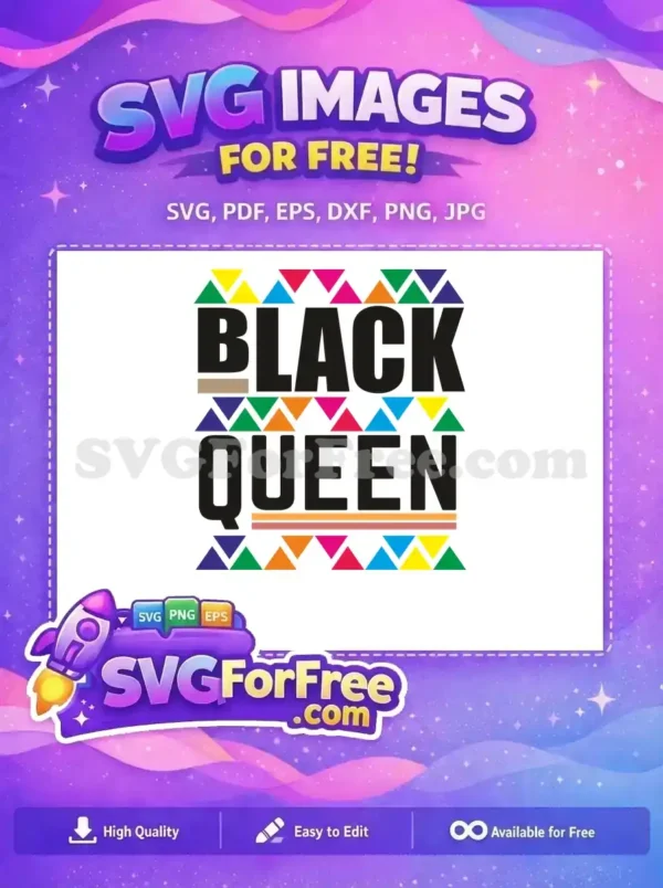 Free Afro Natural Hair Free Black Queen Design Free SVG