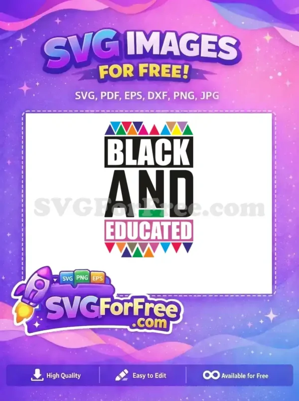 Free Black Bold Letters Free Educated Text Design Free SVG Free Black Bold Letters Free Educated Text Design Free SVG