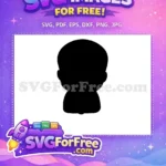 Free Silhouette Afro Free Natural Hair Girl Free SVG - Instant Download