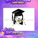 Free Natural Hair Afro Free Graduation Cap 2020 Free SVG - Instant Download
