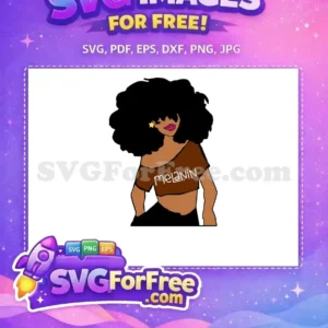 Free Afro Haired Girl Free Melanin Shirt Woman Free SVG Free Afro Haired Girl Free Melanin Shirt Woman Free SVG