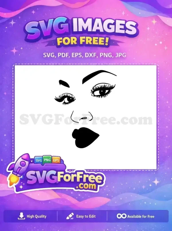 Free Lashes Detail Free Eyebrow Detail Woman Free SVG Free Lashes Detail Free Eyebrow Detail Woman Free SVG