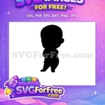 Free Silhouette Afro Free Natural Hair Character Free SVG - Instant Download