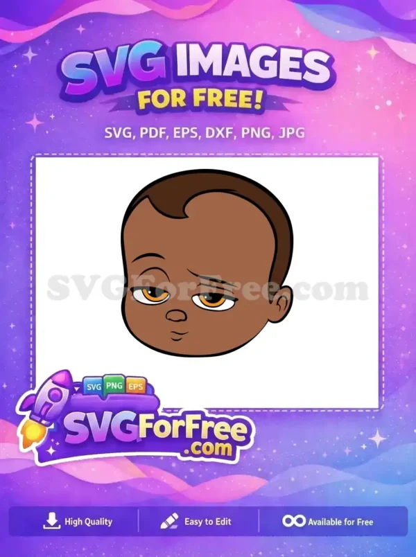Free Pouty Face Free Golden Eyes Boss Baby Free SVG