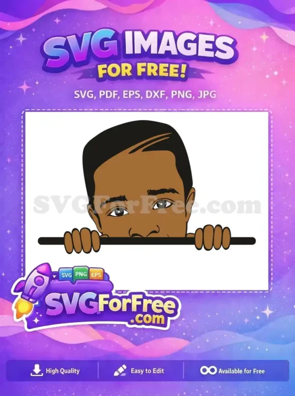 Free Curious Eyes Free Afro Hair Peekaboo Free SVG Free Curious Eyes Free Afro Hair Peekaboo Free SVG