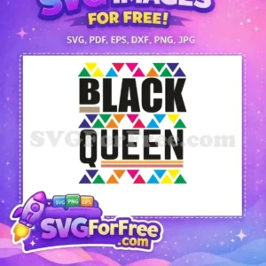 Free Black Queen Natural Hair Afro Free Colorful Design Free SVG Free Black Queen Natural Hair Afro Free Colorful Design Free SVG