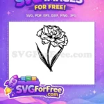 Free Number One Silhouette Free Character New Silhouette Free SVG - Instant Download