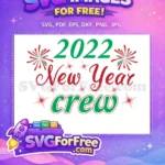 Free Red Fireworks Free Green 2022 New Year Free SVG - Instant Download