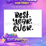 Free Happy New Year Free Celebration 2024 Free SVG - Instant Download