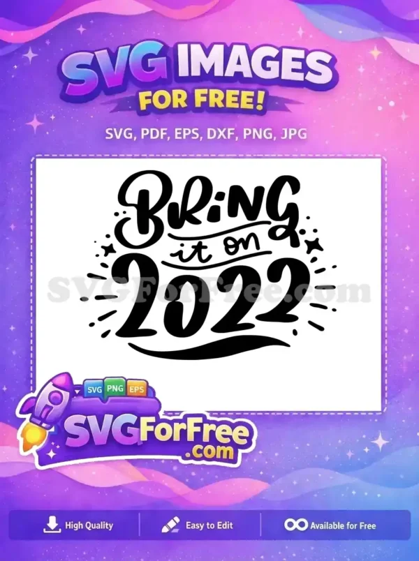 Free New Year Quote Free Celebration Design 1 Free SVG