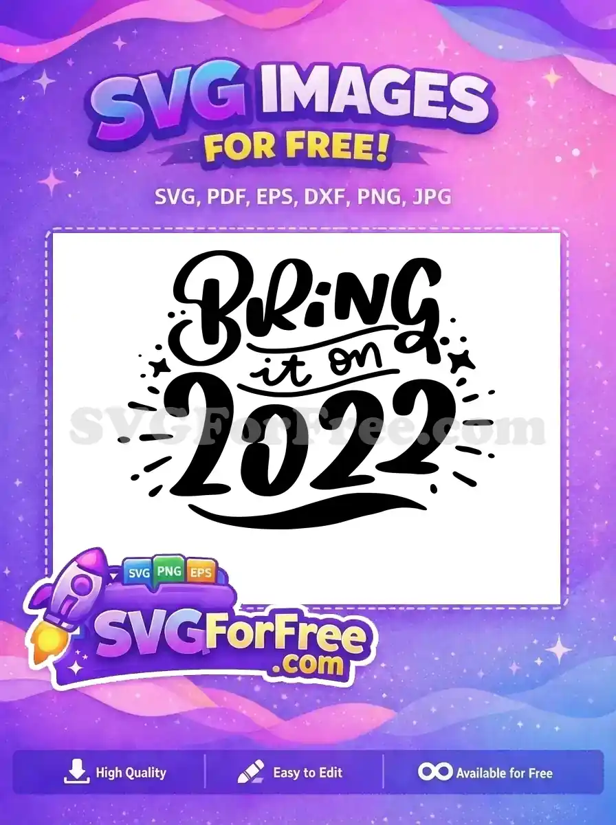 Free New Year Quote Free Celebration Design 1 Free SVG