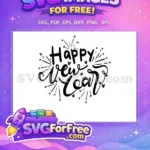 Free Sparkly Accents Free Heart Details New Year Free SVG - Instant Download